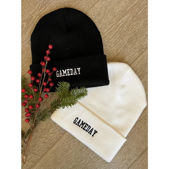 NEW Mens Womens NFL NBA School Spirit Team Colors Sports Beanie 6 Colors! - Picture 2 of 12